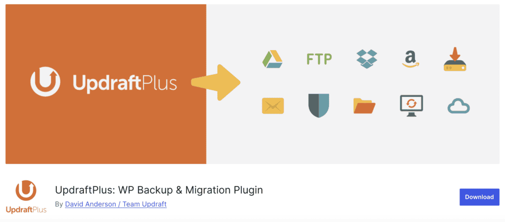 UpdraftPlus plugin